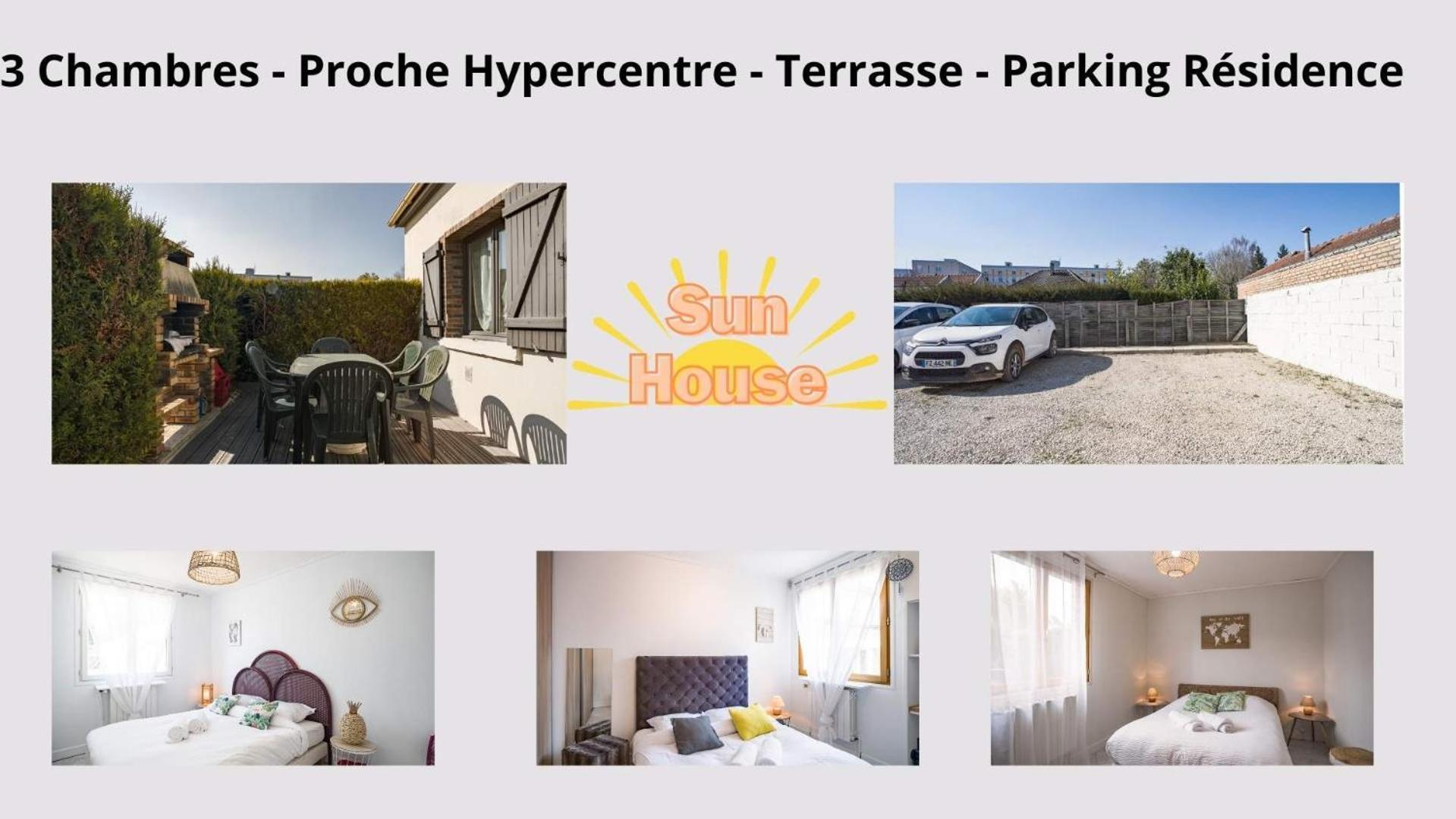 Apartmán Sun House - Terrasse Parking Prive Gratuit Troyes Exteriér fotografie