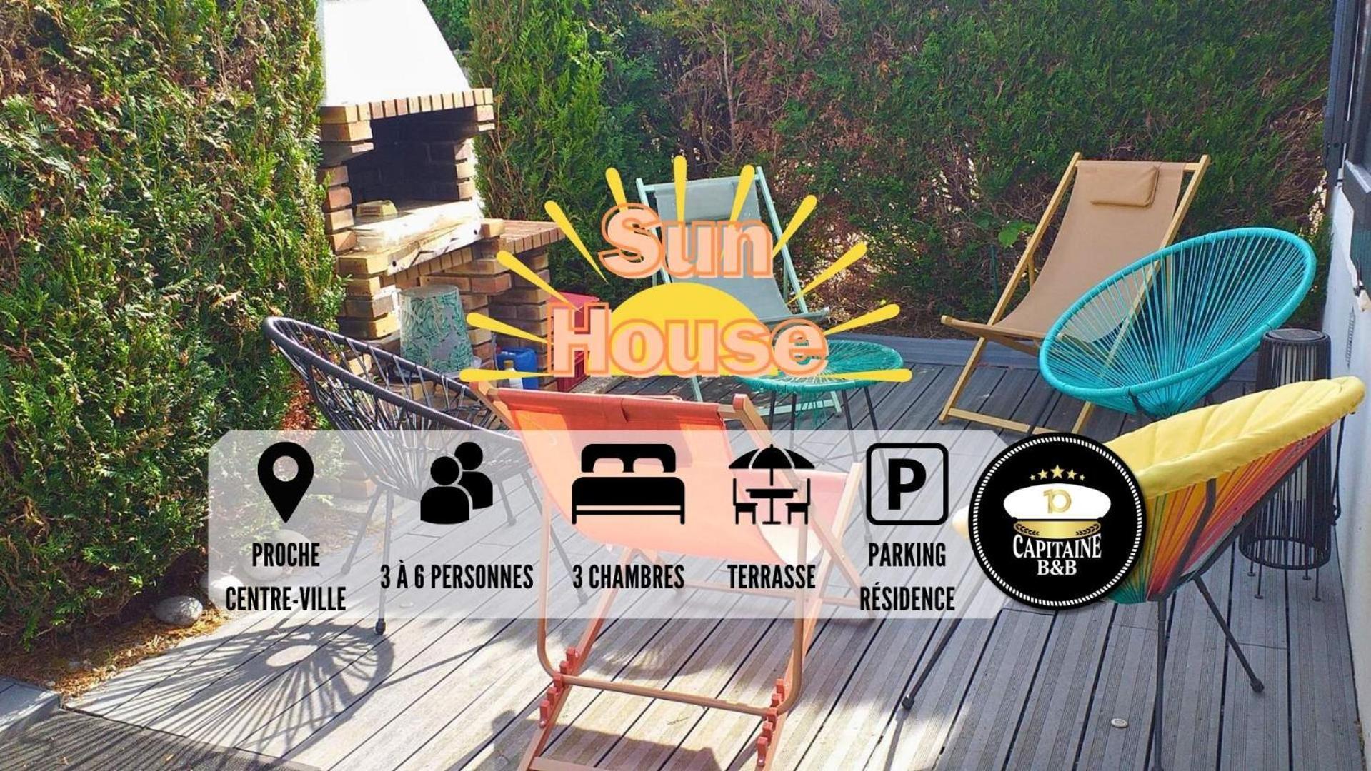 Apartmán Sun House - Terrasse Parking Prive Gratuit Troyes Exteriér fotografie